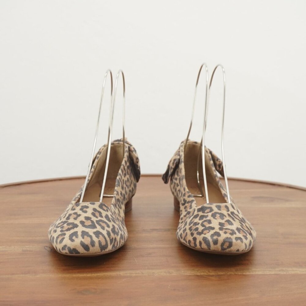 Bernardo Leopard Print Flats - Picture 3 of 11